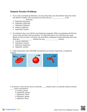 Osmosis Practice: Problems and Solutions