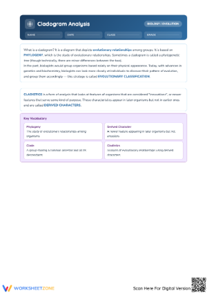 Cladogram Analysis: Understanding Evolutionary Trees