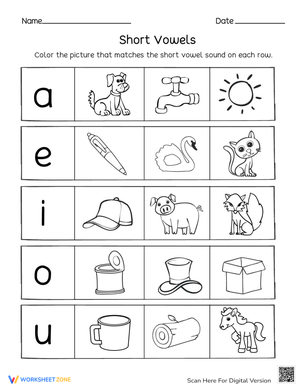 Short Vowels 2