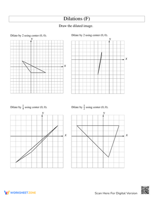 Perform Dilations on Geometric Shapes