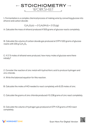 Solving Stoichiometry Problems