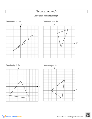 Practice Translations with this Engaging Worksheet