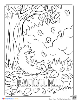 Fall Coloring Page