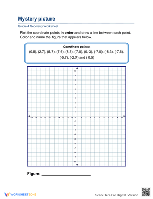 Coordinate Grid Mystery Picture: Graphing Activity