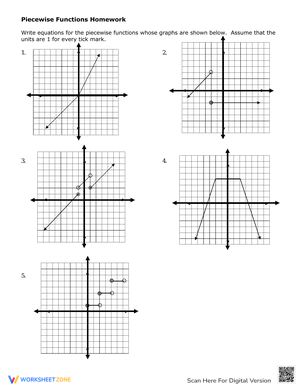 Piecewise Functions Homework Review