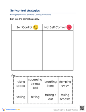 Exploring Self-Control Strategies