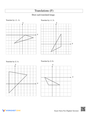 Practice Geometric Translations with This Worksheet