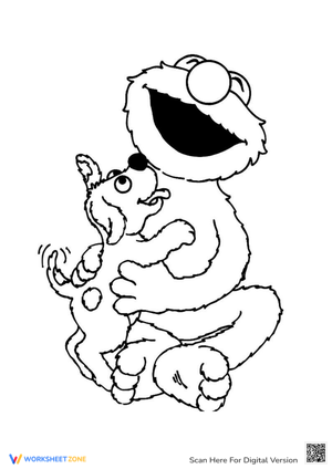 Elmo and the Dog