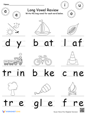 Long Vowel Review