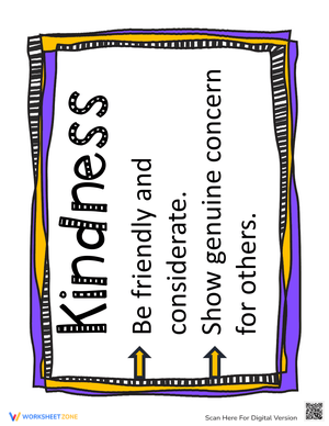 Kindness Poster for Classroom