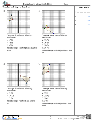 Translating Shapes on the Coordinate Plane