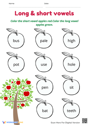 Color Vowel Sounds