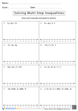 Solving Multi-Step Inequalities