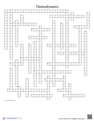 Thermodynamics Crossword