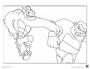 Creative Goo Jit Zu Coloring Adventure