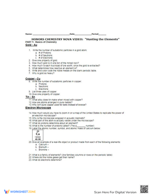 Chemistry: Nova Hunting the Elements