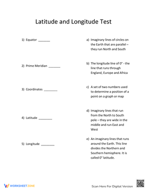 Test Your Knowledge: Latitude and Longitude Quiz
