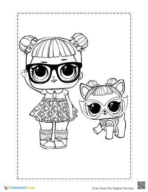 LOL Glass Girl with Pet