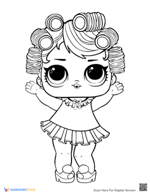 Baby Doll Lol Surprise Doll Coloring Pages