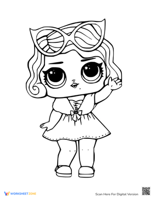 Lol Surprise Doll Coloring Pages Leading Baby
