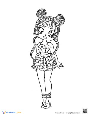 LOL Surprise Dolls Coloring Page