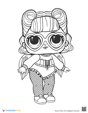 Angel Lol Doll Coloring Pages