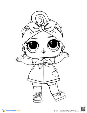 Lol Suprise Doll Coloring Page