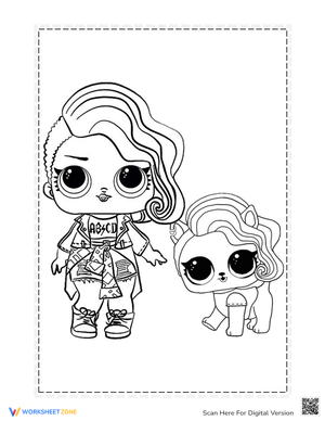 LOL Rocker with Pet Coloring