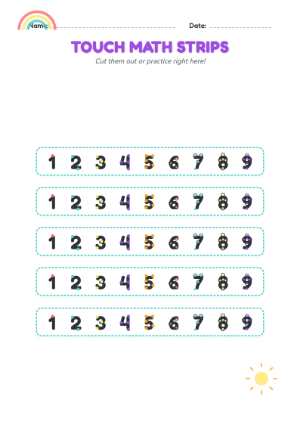 Touchpoint Math Worksheet 1-9