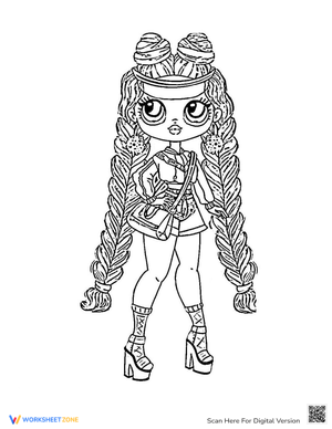Older Sister Doll Coloring Pages