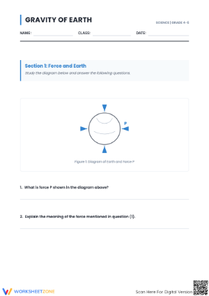Understanding the Gravity of Earth Worksheet