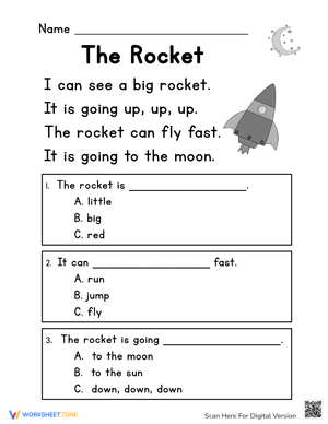 The Rocket Worksheet for Science Education