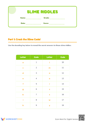 Crack the Code: Solve Slime Riddles!