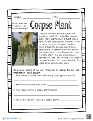 Learn about Corpse Plant