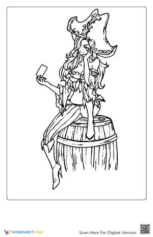 Miss Fortune Coloring Page for Fun