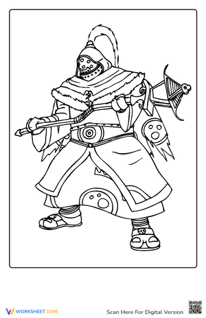 Coloring League Of Legends Of Jax