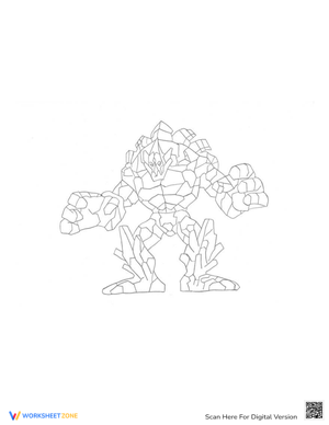 Malphite coloring page