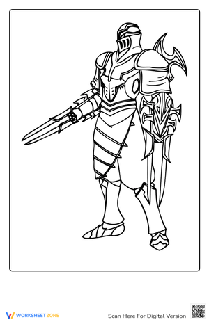 Coloring Zed From League Of Legend