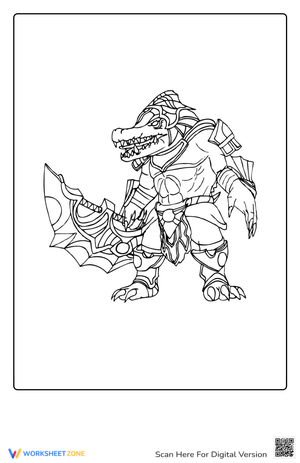 Coloring Renekton League Of Legends