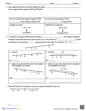 Segment Addition Postulate: Teaching and Practice