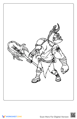 Coloring League Of Legends From Yorick