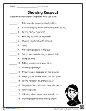 Learn Showing Respect: A Guide to Kindness