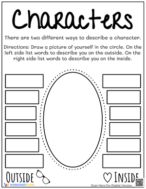 Exploring Character Trait Worksheet
