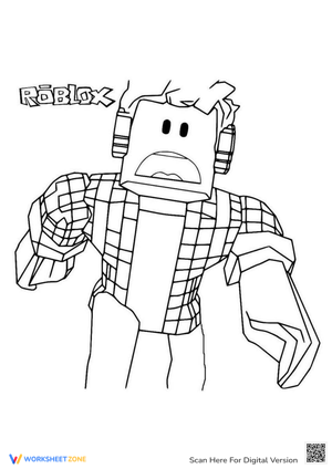 Roblox Escaping Castle: Coloring Page