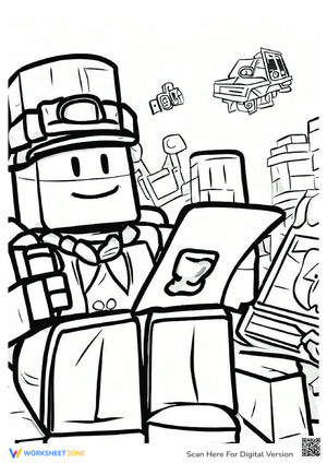 Roblox Coloring Pages Cute