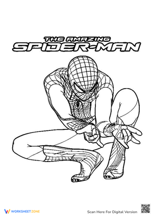 The Amazing Spiderman Ready to Shoot his Web