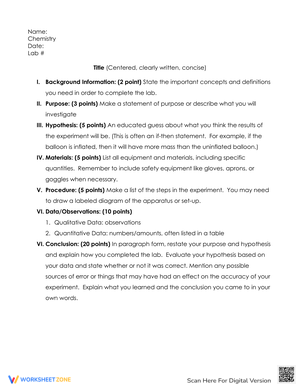 Scientific Method Lab Write-Up Guide