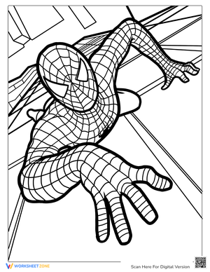 Spider Man Scaling Skyscraper