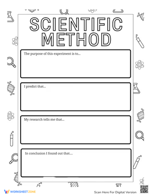 Free Printable Scientific Method - Scientific Method Science Worksheet Printable W300 H388 Thumbnail 