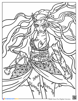 Berserk Demon Nezuko Worksheet